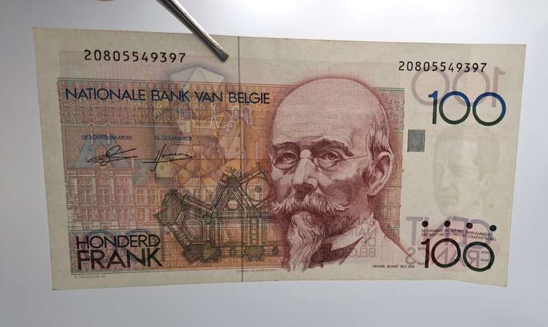 1986-1989) Belgium 100 Francs Bank note