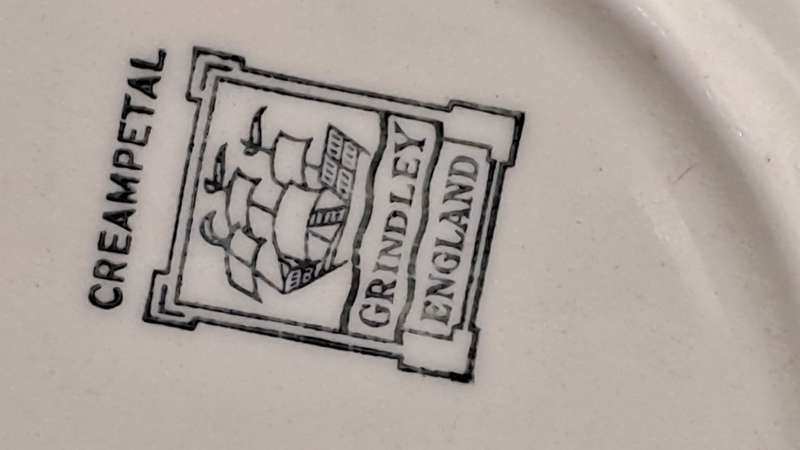 Vintage GRINDLEY Creampetal Cake Plate (2 Available)