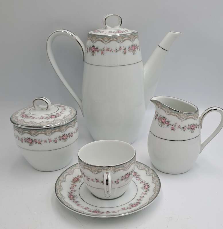 29pc Vintage Noritake 5770 GLENWOOD U.S Design Pat.181393 demitasse (espresso) set