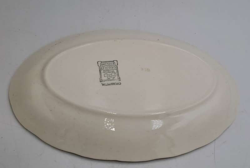 Vintage GRINDLEY Creampetal Gravy Boat with Saucer (Boat has a hairline crack)