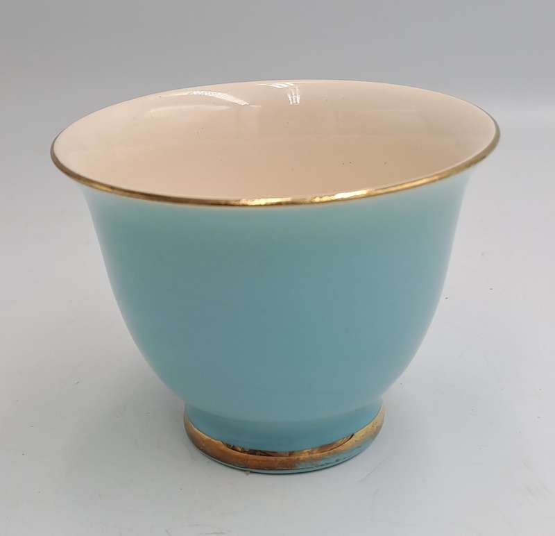 Vintage Flora Gouda Blue Tea Cup -Holland -