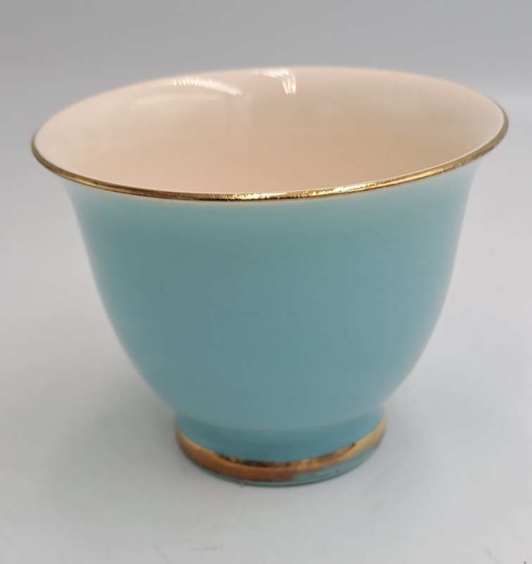 Vintage Flora Gouda Blue Tea Cup -Holland -