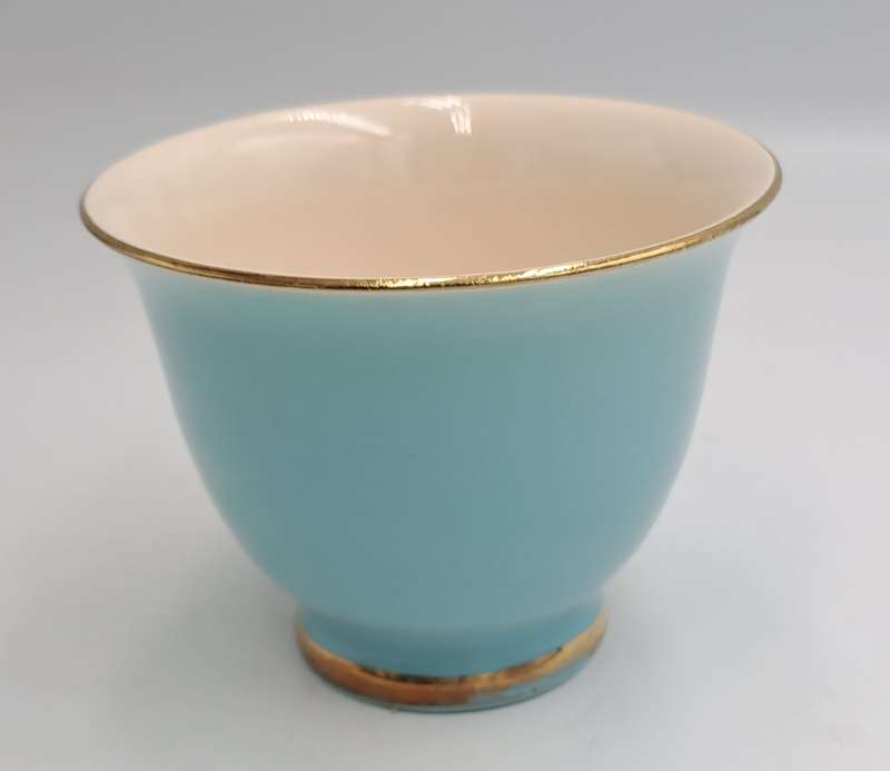 Vintage Flora Gouda Blue Tea Cup -Holland -