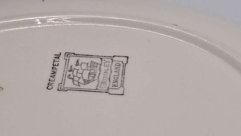 Vintage GRINDLEY Creampetal Oval Platter (2 Available)