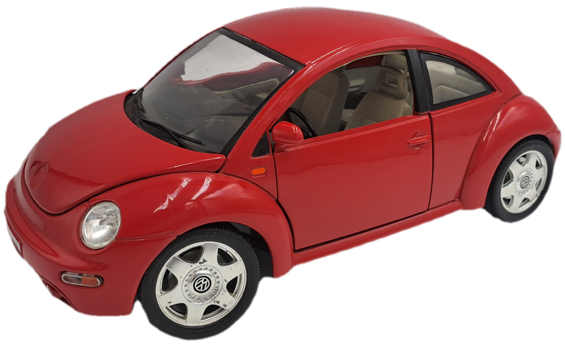 Burago 1998 Volkswagen New Beetle Made In Italy Scale 1/18