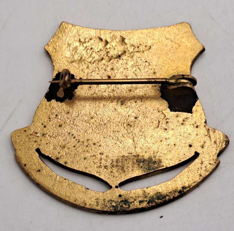Vintage Pretoria West Bowling Club Pin /Badge - Brass and Enamel