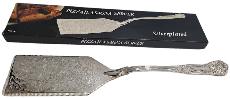 Vintage Silver Plated Pizza/Lasagna server-Boxed