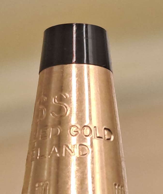 1/20 14kt Rolled Gold Cross Ball pen and pencil set -FNB Branded-metal Case-Made in Ireland