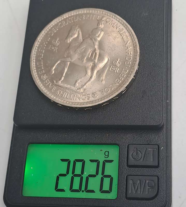 1953 United Kingdom 5 Shillings - Elizabeth II Coronation