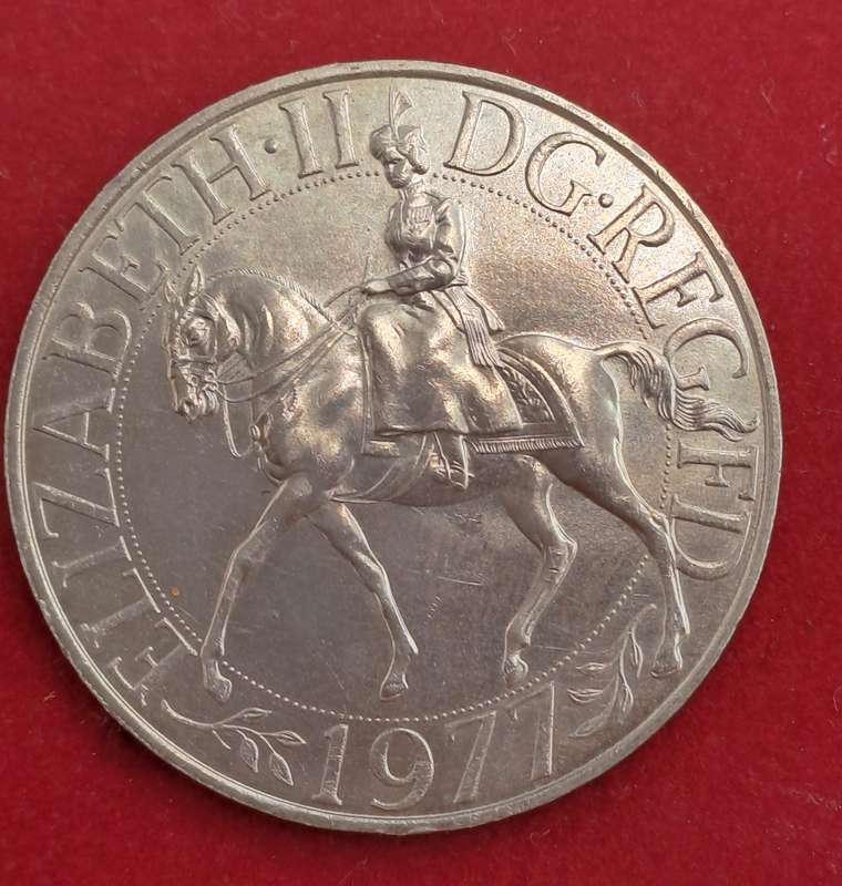 1977 United Kingdom - 25 New Pence - Elizabeth II Silver Jubilee