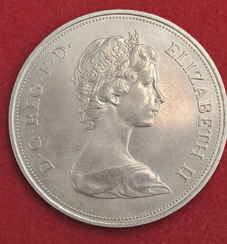 1972 United Kingdom 25 New Pence - Elizabeth II Silver Wedding, Silver Proof