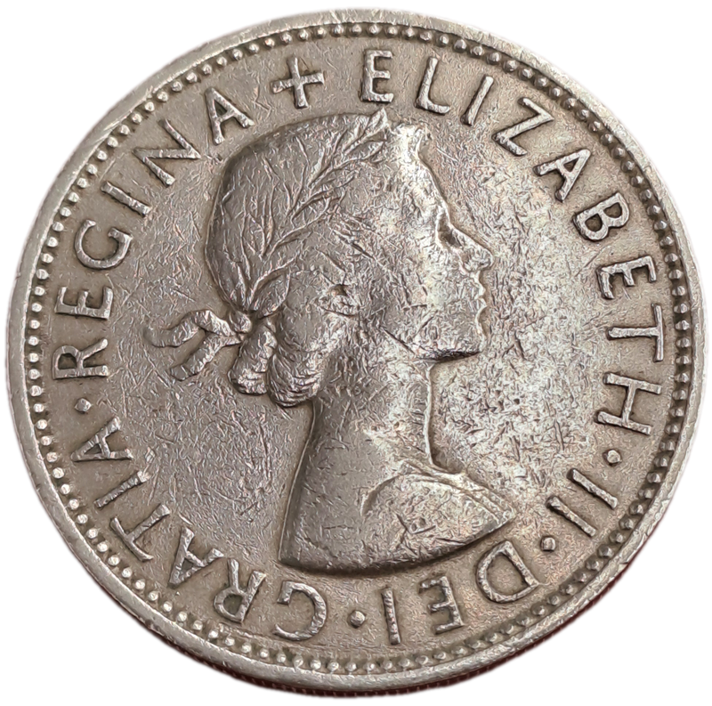 1963 United Kingdom  2 Shillings - Elizabeth II