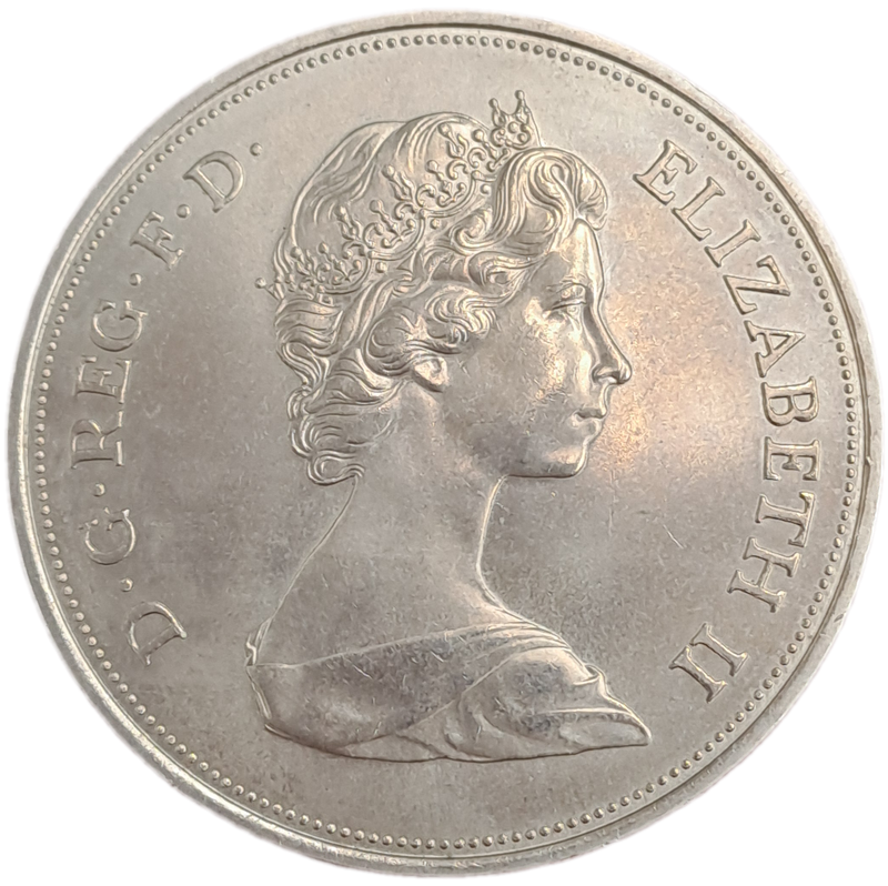 1972 United Kingdom 25 New Pence - Elizabeth II Silver Wedding, Silver Proof