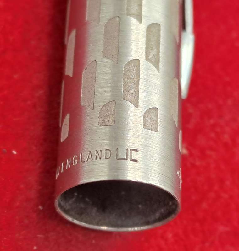 Vintage 1980's Parker 45 Harlequin 80 Black Shield CT Fiber Tip Pen-need new refill