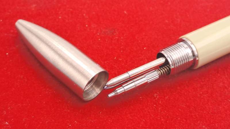 Pre-owned Vintage Parker Vector 3-in-1 Multi Tool 0.7mm Pencil black and blue Refills