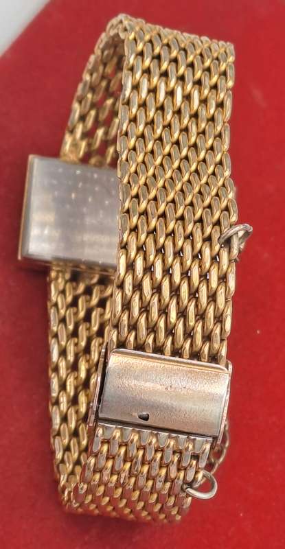 Vintage Swiss Made Delfin Edox Ladies watch Gold Tone Mechanical Ladies watch-Working