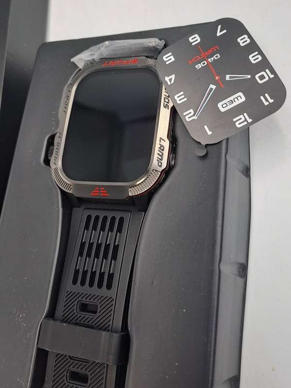 Unused Sport Smartwatch -Phone Function- Stress measurement-sport mode-weather and many more