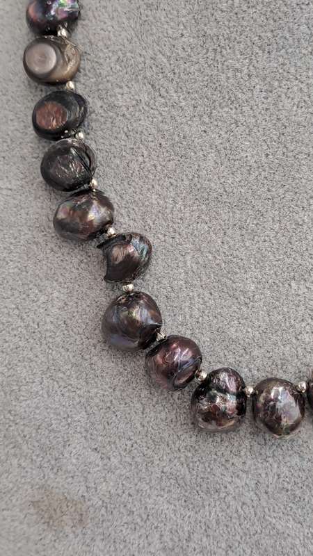 Pre-Owned Freshwater Pearl Necklace 43cm -10mm Pearls
