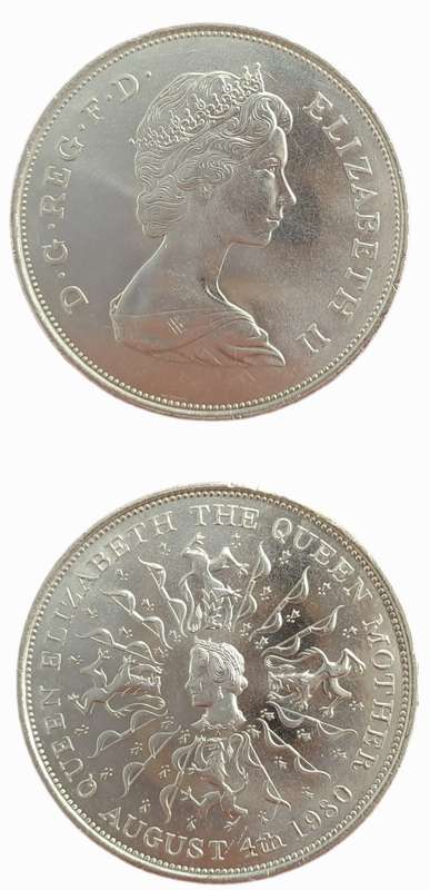 1980 United Kingdom 25 New Pence - Elizabeth II Queen Mother