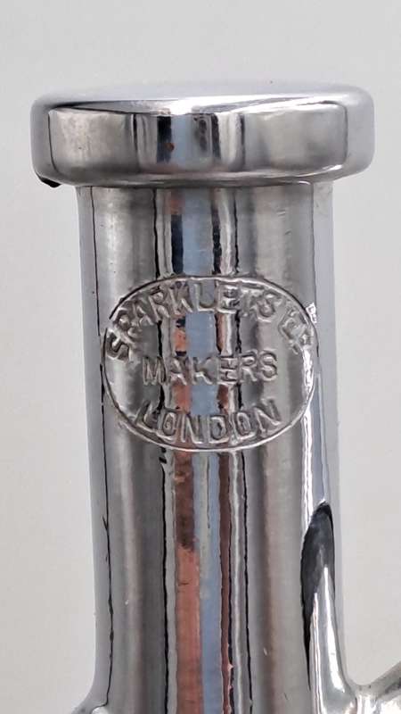 Vintage Seltzer Bottle Sparklets London with 27 Bulbs Missing Bulb Holder