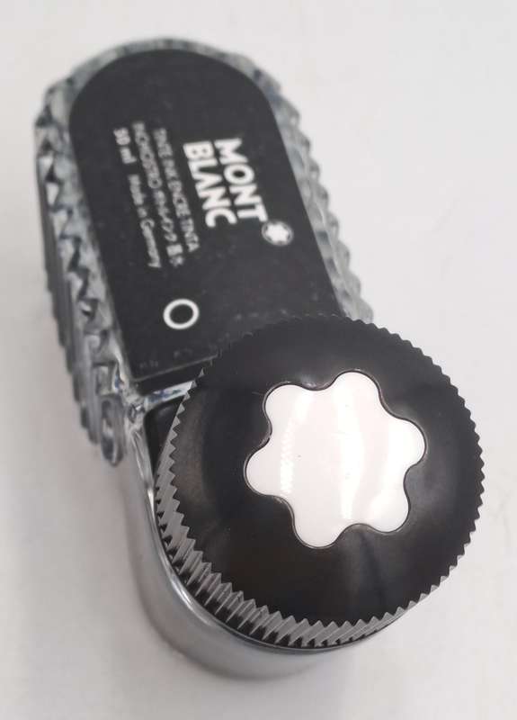Pre-owned Mont Blank 50ml Black Ink -Still Full