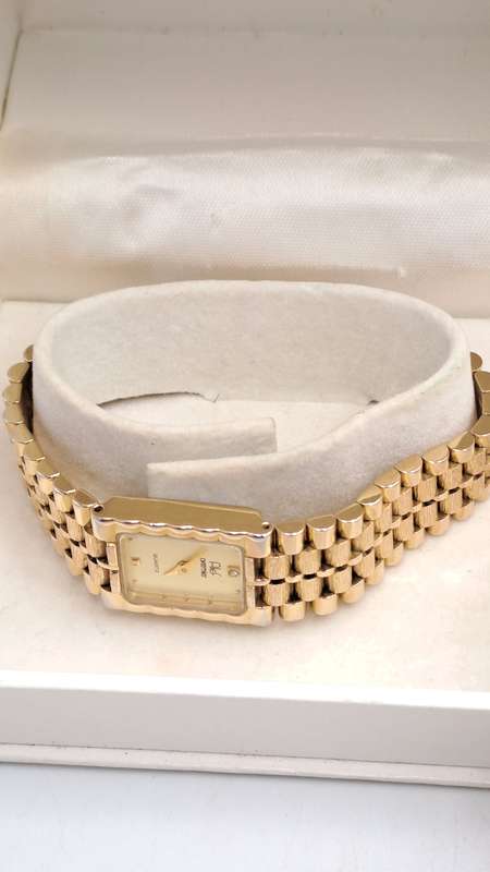 Pre-Owned Vintage Ladies ALEF Premier Gold Plated Watch -Boxed-Working