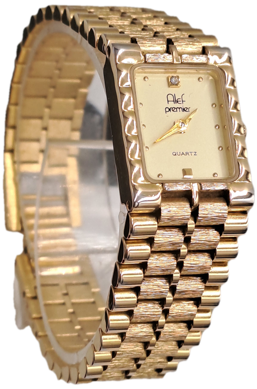 Pre-Owned Vintage Ladies ALEF Premier Gold Plated Watch -Boxed-Working