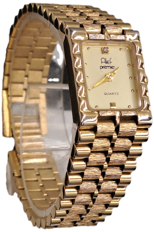 Pre-Owned Vintage Ladies ALEF Premier Gold Plated Watch -Boxed-Working