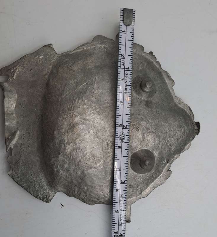 Vintage WWII SAAF-SALM Pewter or lead Paper weight? 9,5cm x 9,5cm