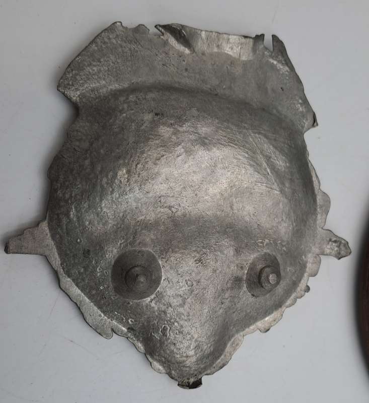 Vintage WWII SAAF-SALM Pewter or lead Paper weight? 9,5cm x 9,5cm