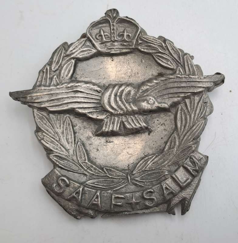 Vintage WWII SAAF-SALM Pewter or lead Paper weight? 9,5cm x 9,5cm