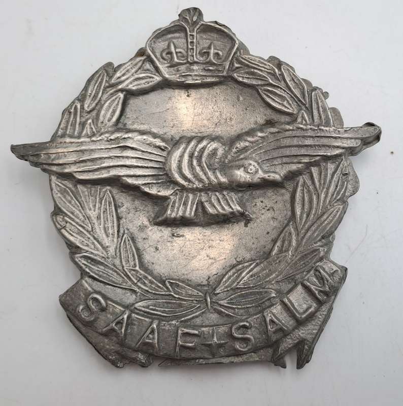 Vintage WWII SAAF-SALM Pewter or lead Paper weight? 9,5cm x 9,5cm