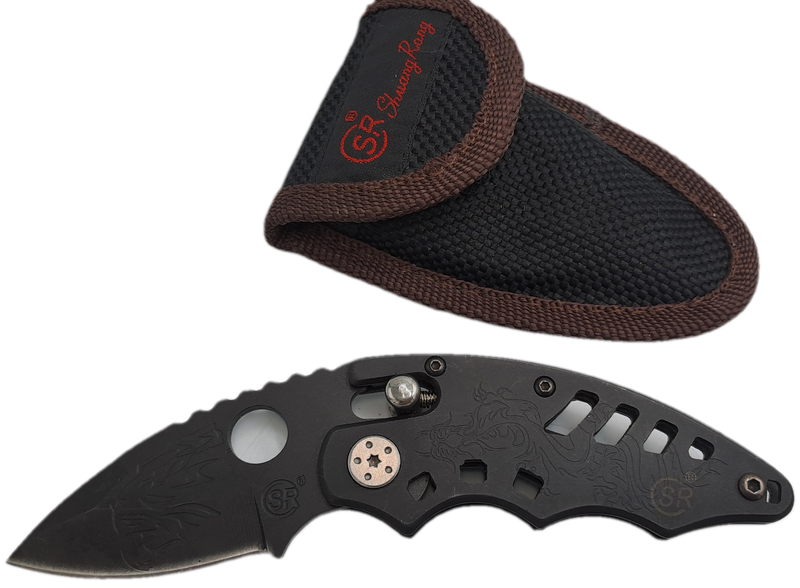 CSR Claw Folding Knife in pouch
