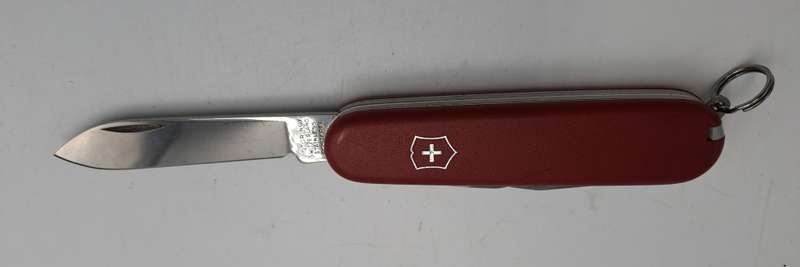 Victorinox Swiss Officer Pocket Knife in Pouch with Toothpick and tweezer