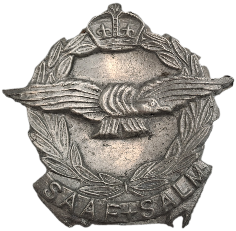 Vintage WWII SAAF-SALM Pewter or lead Paper weight? 9,5cm x 9,5cm