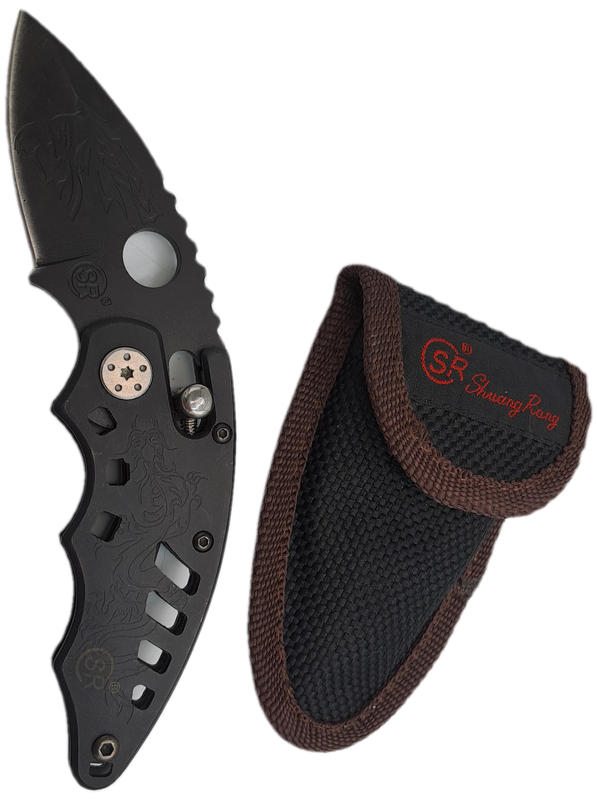 CSR Claw Folding Knife in pouch