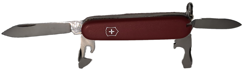 Victorinox Swiss Officer Pocket Knife in Pouch with Toothpick and tweezer