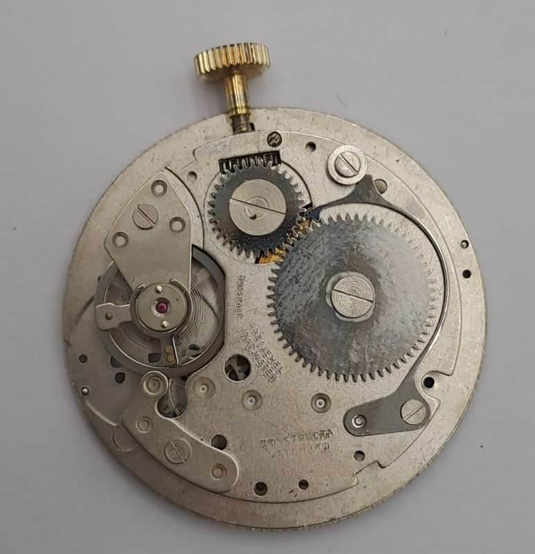 Vintage 1060's Swiss LAMAR Gold Tone Pendant windup watch -Roman Numerals- see condition