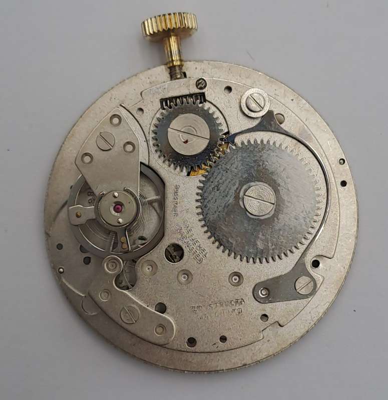 Vintage 1060's Swiss LAMAR Gold Tone Pendant windup watch -Roman Numerals- see condition