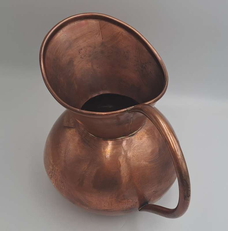 Original Vintage DE KLERK Red Copper JUG 20cm x 23cm x 16cm