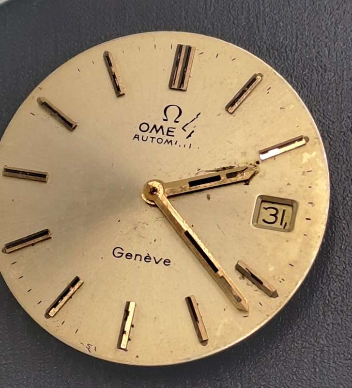 Vintage 1979's Omega Geneve 1012 Automatic Movement-Not working- for spares