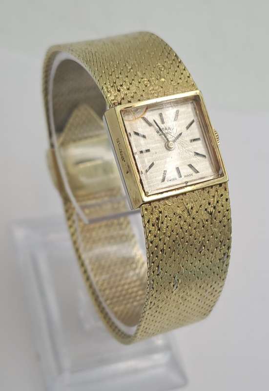 Vintage Ladies Swiss Gold Plated Rotary Mechanical watch-working