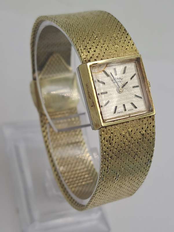 Vintage Ladies Swiss Gold Plated Rotary Mechanical watch-working
