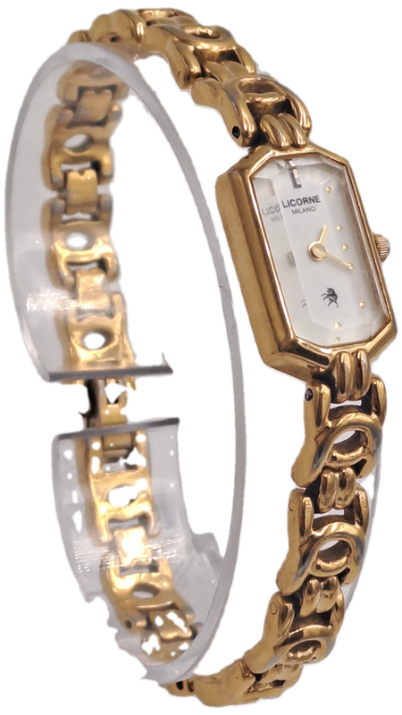 Vintage Ladies Swiss Gold Plated LICORNE Milano Mechanical watch-working