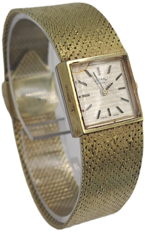 Vintage Ladies Swiss Gold Plated Rotary Mechanical watch-working
