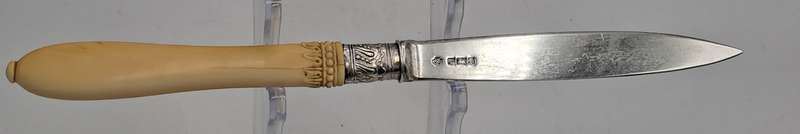 Antique 1909 Sheffield Hallmarked Sterling Silver Fruit Knife William Hutton & Sons Ltd (1900..1927)