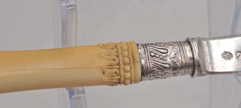 Antique 1909 Sheffield Hallmarked Sterling Silver Fruit Knife William Hutton & Sons Ltd (1900..1927)