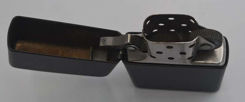 Vintage Black Zippo Lighter -Need a service