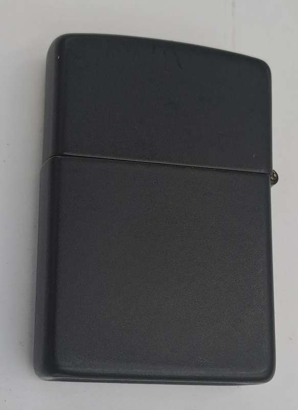 Vintage Black Zippo Lighter -Need a service