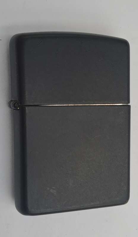 Vintage Black Zippo Lighter -Need a service